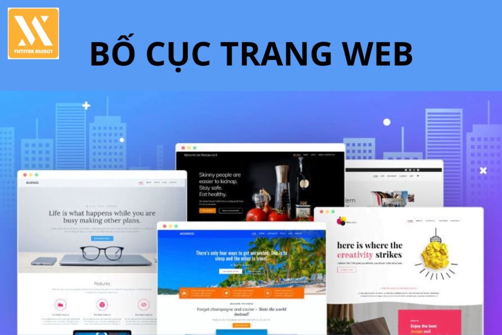 bố cục trang web