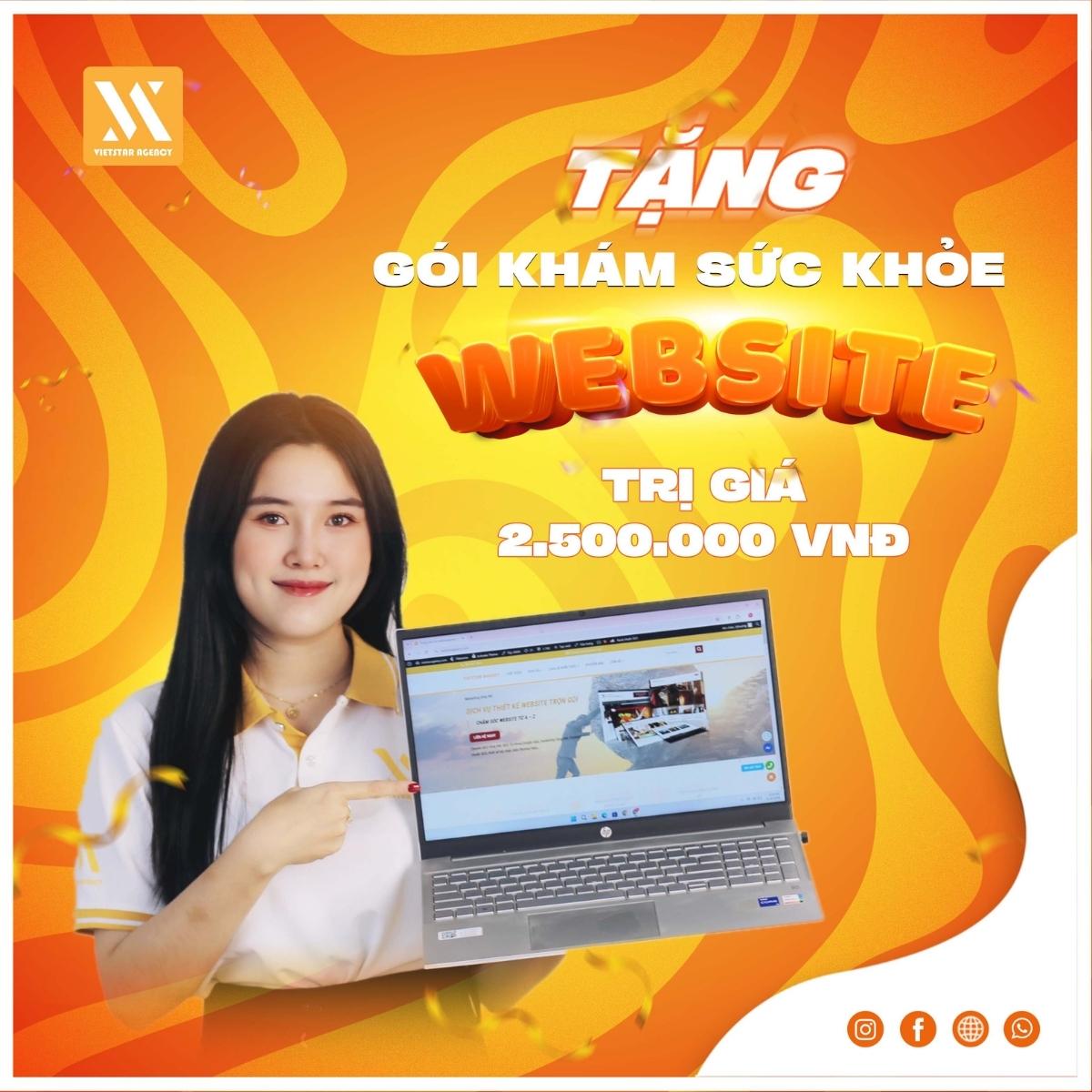 Tặng gói khám sức khỏe Website